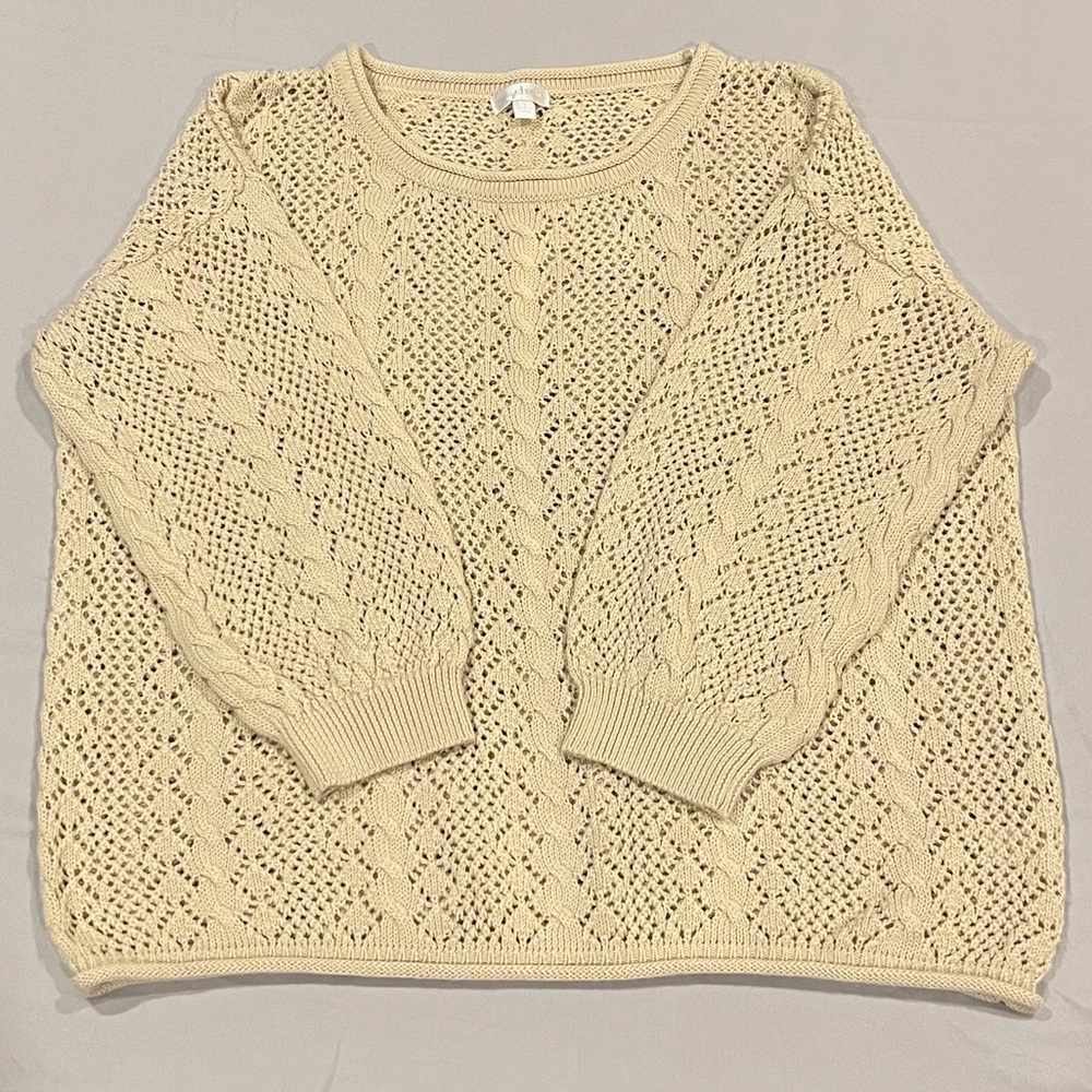 Charming Charlie Beige Sweater